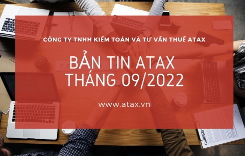 BẢN TIN ATAX THÁNG 09.2022